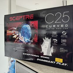24.5” Curved Monitor Never Used