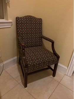 Large Patterned Chair