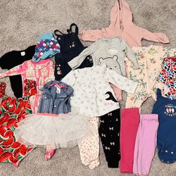 Baby Girl Clothes 6-9 Months LOT 
