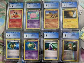 2011 Pokemon Black & White 8 CGC 8.5/9 Slab Bundle