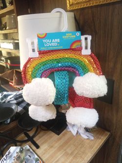 PetSmart Rainbow Dog Costume Size Small