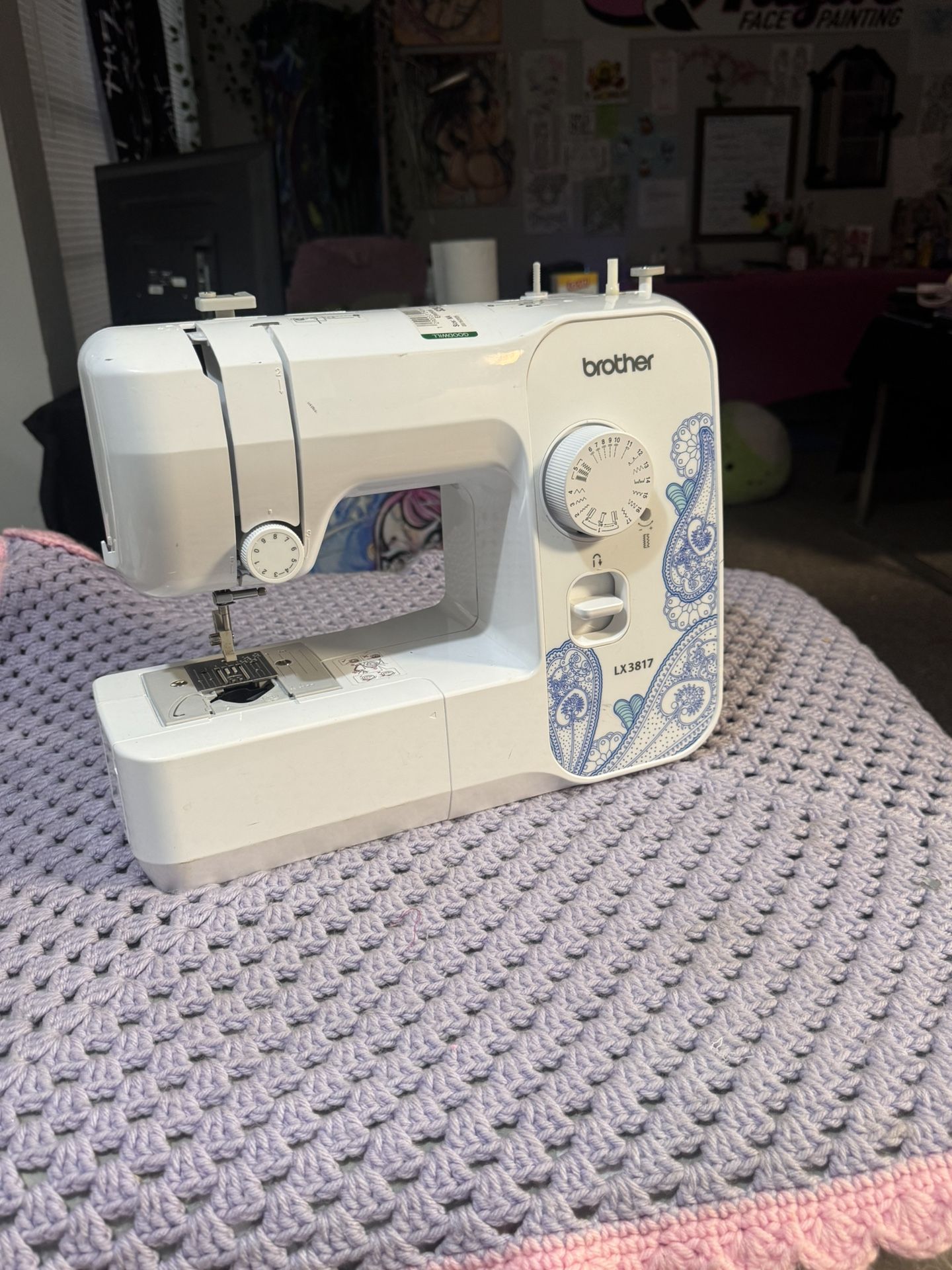 Brother sewing machine Without foot Pedal