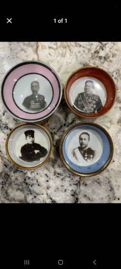 Vintage Japanese Military Sake Cups