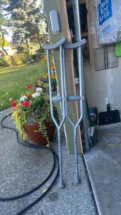 Aluminum Crutches For Adults Adjustable