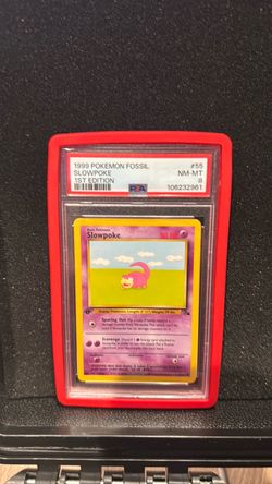 PSA 8 Slowpoke 1999 Fossil 1st Edition #55