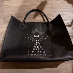 Black tote Bag