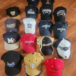17 Sports Hats Vintage 