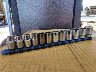 Matco 3/8 Metric Socket Set In Chrome 8mm-19mm No Skips
