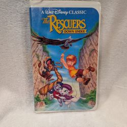 The Rescuers Down Under VHS Black Diamond Collection 