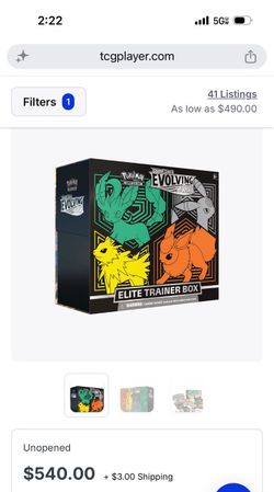 Pokemon Evolving Skies ETB Sealed New