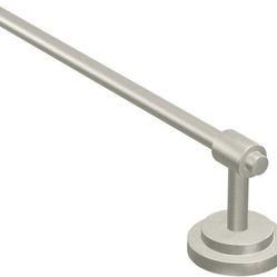 Moen DN0718BN Iso 18-Inch Towel Bar, Brushed Nickel