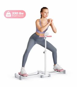 Foldable and Adjustable Height Simulated Ski Machine