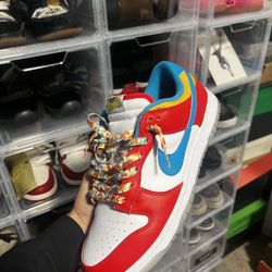 Fruity Pebble Dunks Size 10