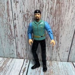 Spock Star Trek Figure Bridge Crew 1993 Playmates Classic Original Vintage 