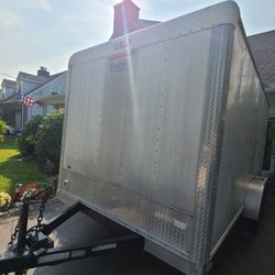 2006 AMERICAN CAR-MATE FLAT NOSE ENCLOSED TRAILER 7' X 14'  G V W R 7000 LBS. 