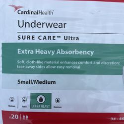 Adult Pampers Size Small/ Medium