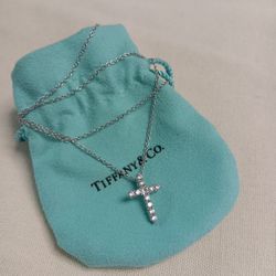 Tiffany & Co. Cross Pendant Necklace