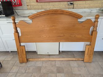 Solid Wood Arched Bed Headboard
