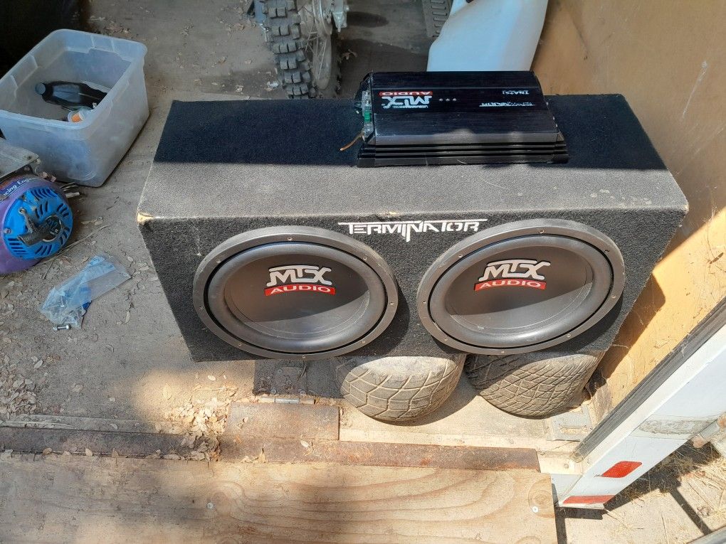Two 12" MTX Subwoofers