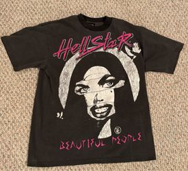 Large Beautiful people Hellstar tee