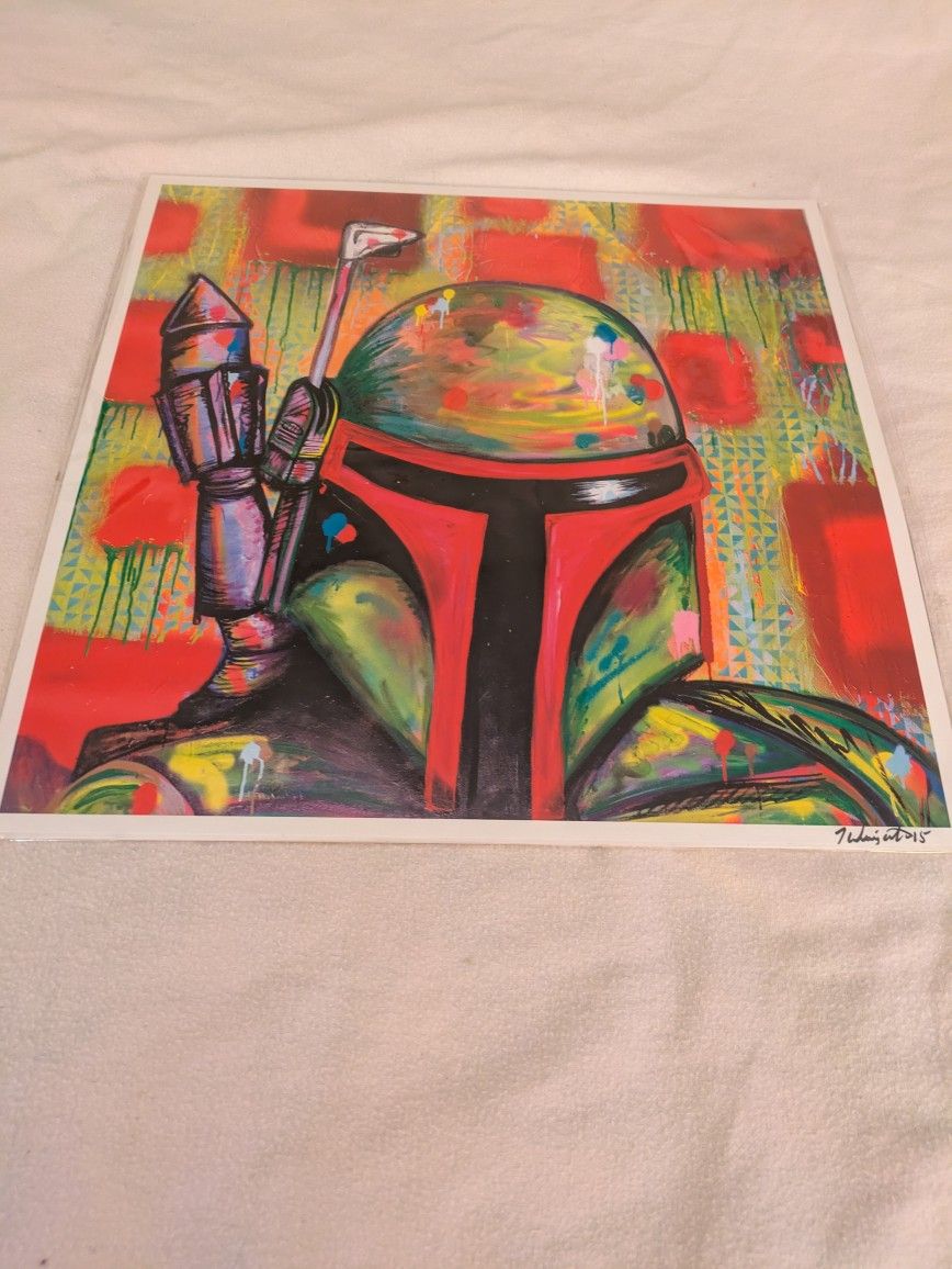 Madalorian Art Print 12"x 12"