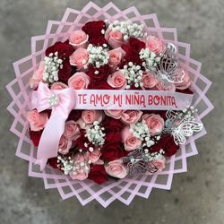 Ramo Buchon Flower Roses Bouquet Rosas