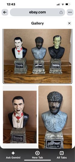 Frankenstein Dracula, the Wolfman
