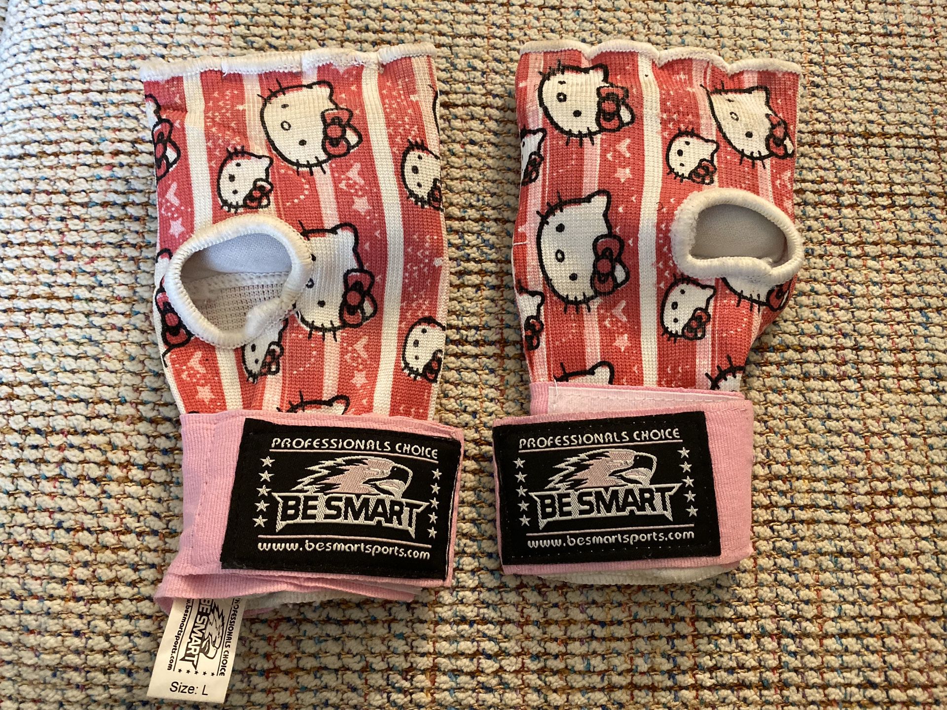 Inner Hand Wraps Gloves Boxing Fist Padded Bandages MMA - Hello Kitty