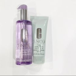 Clinique Take The Day Off And 7 Day Scrube Face Wash Full Size New