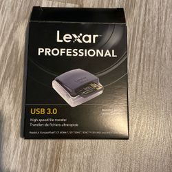 Lexar Professional USB 3.0 Dual-Slot Reader - LRW400CRBNA 
