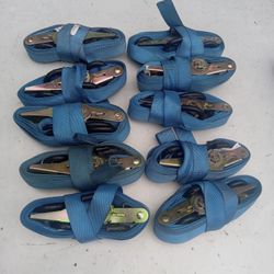 Ten 14' Long Ratchet Straps