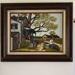 H.Hargrove .America Painting W16”h12”