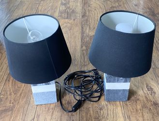 Granite Base Table Lamps 