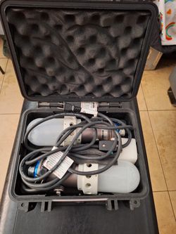 Two 500 Chimera Watt Lights