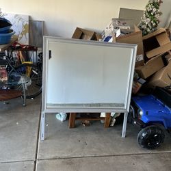 Glass Mirror With Night Stand/Dresser