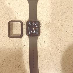 Apple Watch Series 3 42mm GPS /LTE Model Black Band Excellent Condition LG