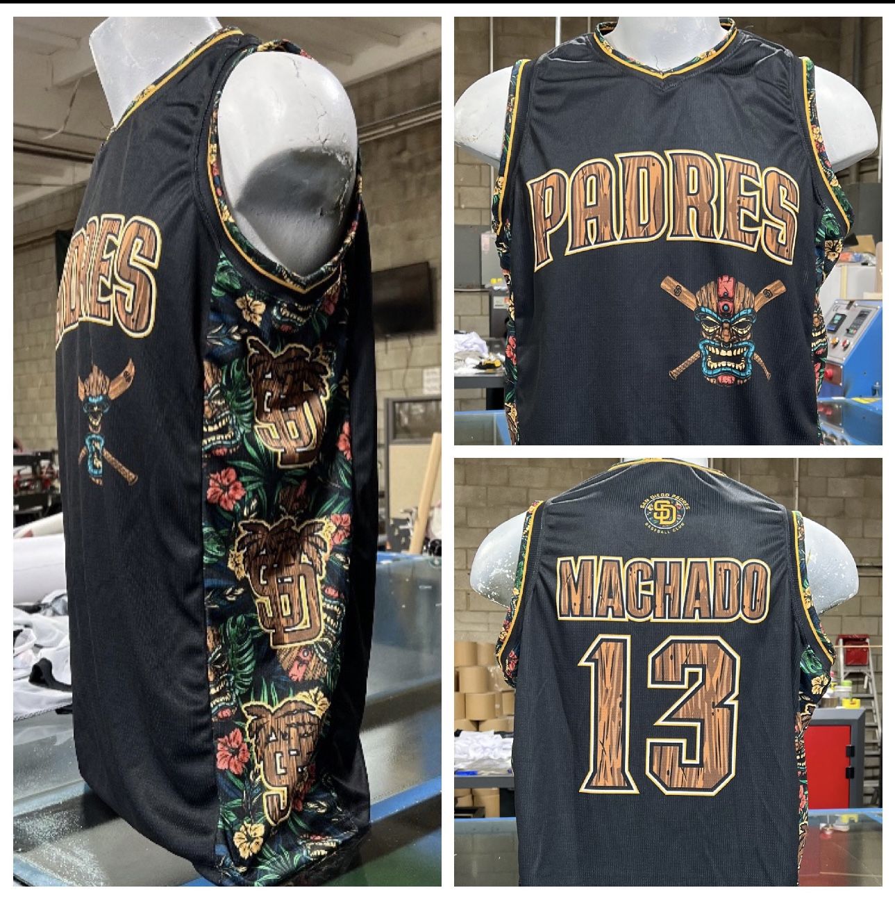 San Diego Padres Tribal Basketball Sleeveless Jerseys
