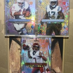 Really Nice Lot Of 3 Football 5 Card Draw RC, Numbered Cards