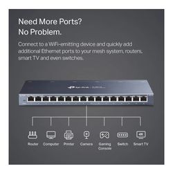 TP LINK 16 Port Gigabit Desktop Switch