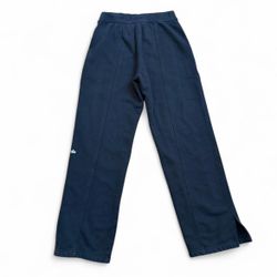 ALO black High-Waist Free Time Straight slit Leg Sweatpants