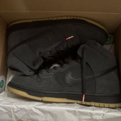 Nike SB Dunk High Pro Orange Label Smoke Grey