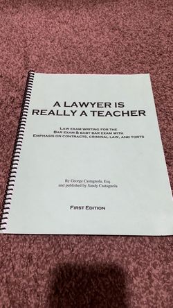 Law book in writing