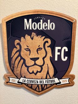 Modelo Beer / Cerveza Futbol Metal Sign