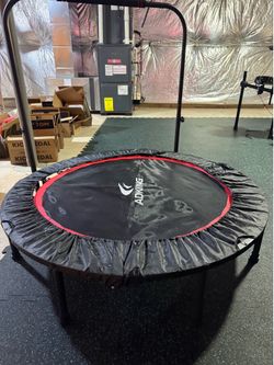 Adking Fitness Mini Trampoline Rebounder with Handlebar