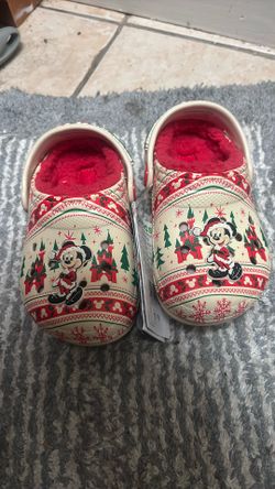 Disneyland Kids Christmas Crocs 