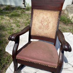 Antique Victorian Rocking Chair 