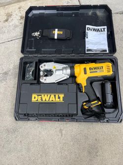 Dewalt 20v MAX cordless Dieless cable crimping tool asking $1650