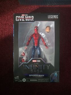 Marvel legends spider man civil war