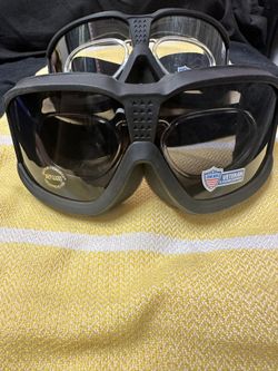 Set Of 2 Moto Goggles Brand New 