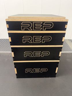 REP Fitness Stackable Wood Plyos